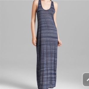 Vince Space Dye Heather Racerback Maxi Dress